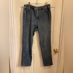 Christopher & Banks Straight Leg Blue Jeans